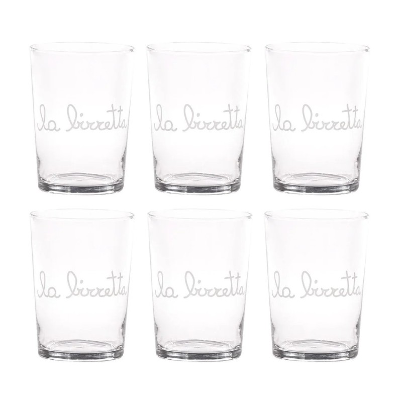 Set 6 Bicchieri birra La Birretta