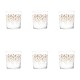 Set 6 Bicchieri acqua Stelle Oro