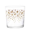 Set 6 Bicchieri acqua Stelle Oro